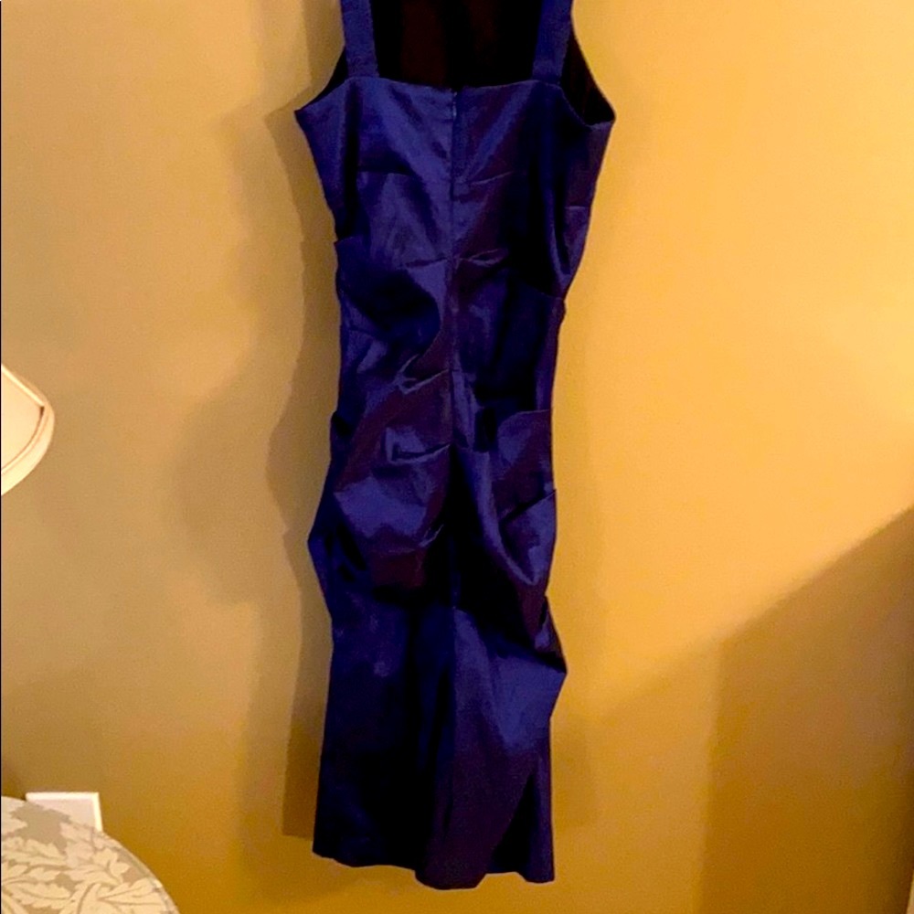 Xscape Women’s Dress with Silver Accents on Straps - Picture 4 of 5